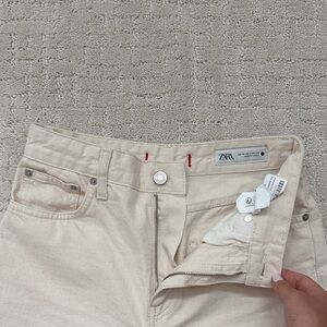 Zara Beige Denim Pants